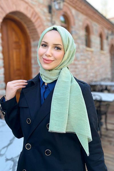 Aker Sparkly Shawl - 1000001-954 - Πράσινο