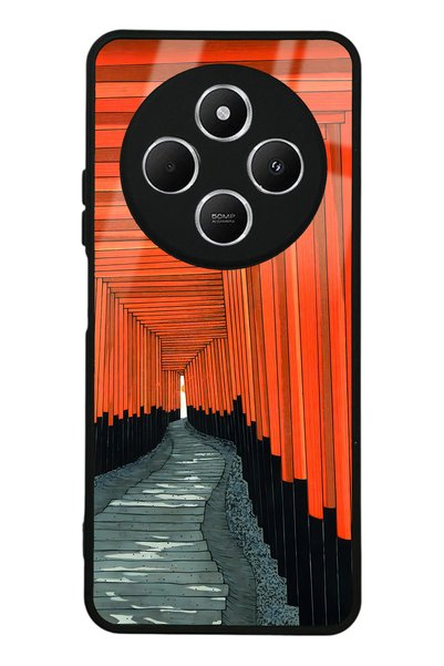Spoyi Xiaomi Redmi 14C Glossy Phone Case with Pastel Windows Design