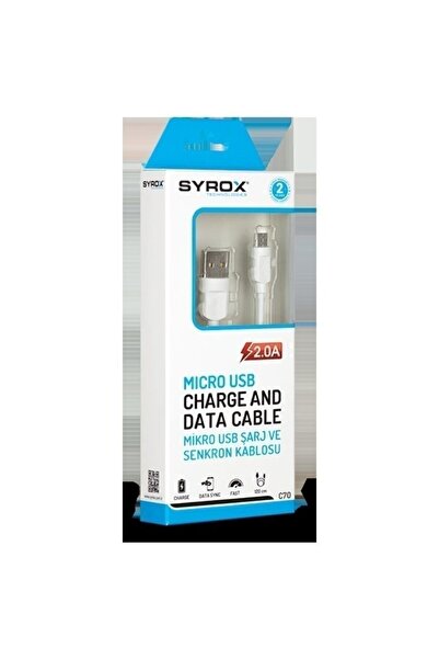 Syrox Micro Usb Şarj Ve Data Kablosu C70
