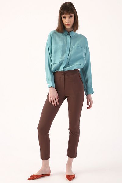 ALLDAY Παντελόνι από ύφασμα Mink Skinny Leg