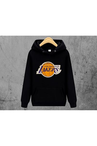 hobidünyam- LA Lakers щампа 100% памук, 3 нишки. Повдигната, поларена вътрешна част, много дебела качулка
