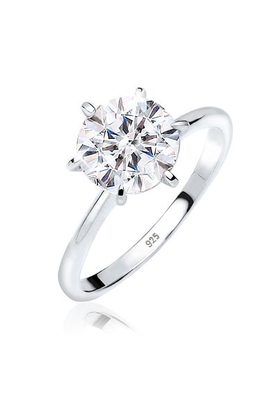 ELLI Ring Verlobungsring Kristalle 925 Silber