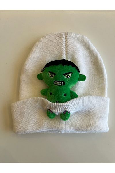 fethi mekik Children's Beret Figured Beret with Plush