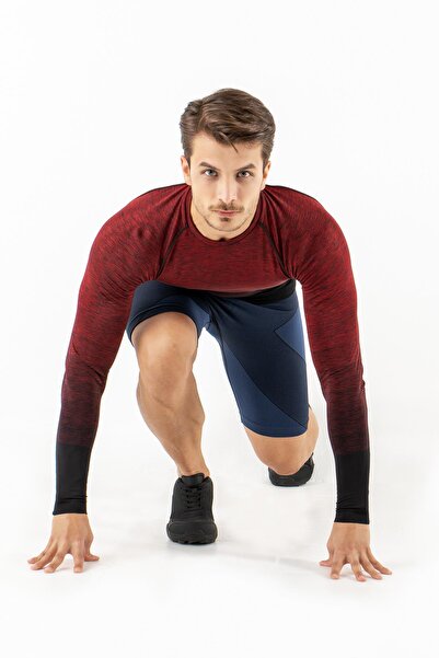 MioFit Ανδρικό αθλητικό μπλουζάκι - Ενεργό, χωρίς ραφές, μακρυμάνικο