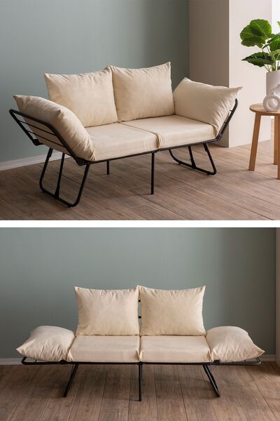 Pafu Viper İkili Katlanır Yataklı Koltuk Soho Krem