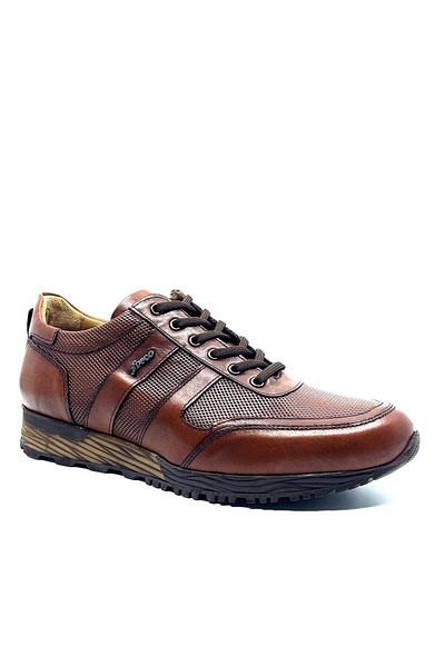 Fosco Genuine Leather Tan Winter Sneaker Men's Shoes 2513 45