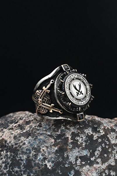 Prestige Hz. Ali Zülfikar Özel Tasarım 925 Ayar Gümüş Erkek Yüzük