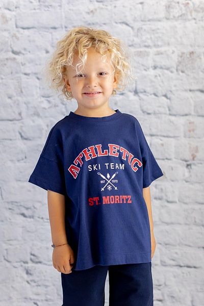 Zeyland Boy's Printed T-Shirt - Navy