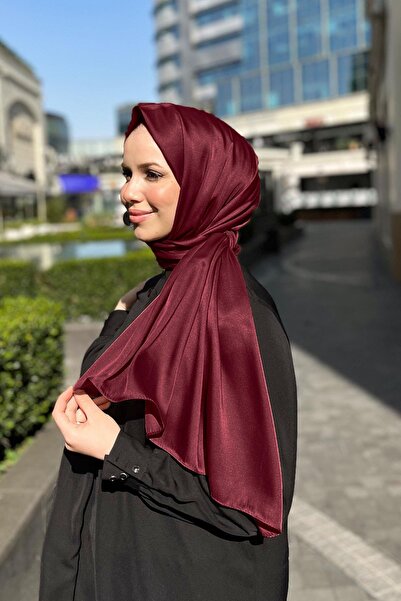 Aker Kristal Şal - Düz Renk - 3030100-943 - Bordo