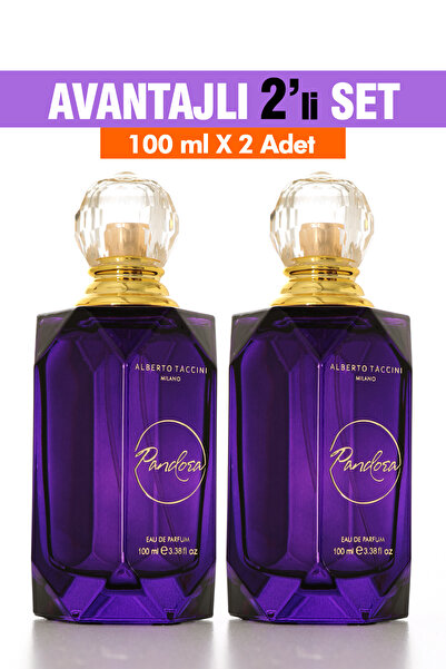 Alberto Taccini 2'Li Set Alberto Taccini PANDORA Kadın Parfümü -100 ml