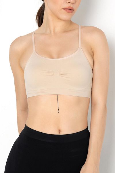Miorre Gigotto Seamless Cross Strap Bustier