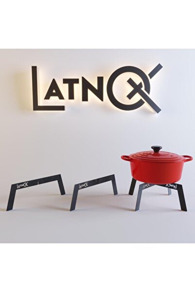 latnox 23 Cm OX+ Kamp Ocağı Pratik Metal Ateş Üstü Kamp Izgarası - 0726199629876