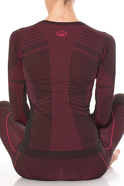 MioFit Women's Long Sleeve Seamless Dry Fit Sports T-Shirt - Comfortable Fit