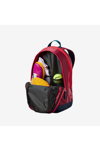 Wilson Junior-Sized Zipper Closure Tennis Backpack WR8023803001
