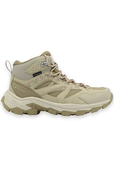Jack Wolfskin Γυναικείες μπότες μπεζ Vojo Tour Texapore Mid A62071-a0029
