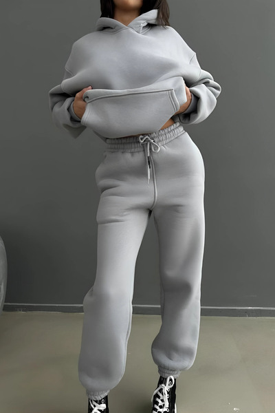 YAKAMEL 3iplik kalın Eşofman Takımı