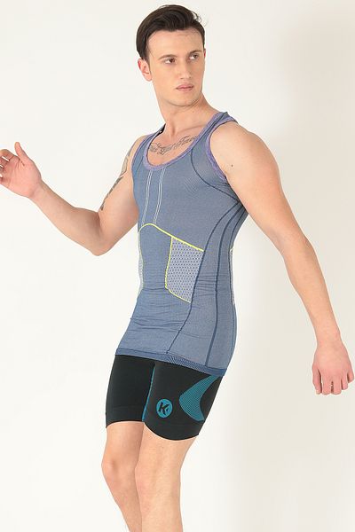 GIGOTTO Athlete Unisex Gym Seamless Seamless T-shirt
