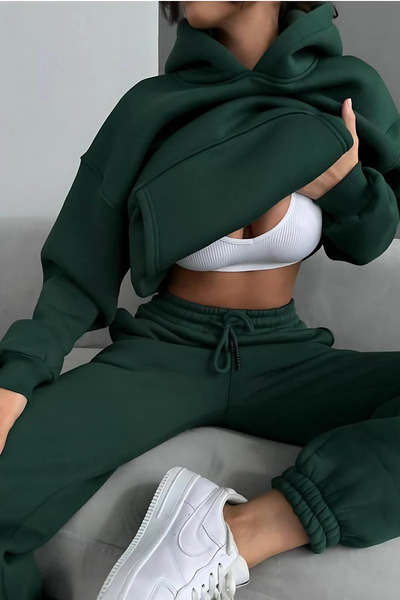 YAKAMEL 3iplik kalın Eşofman Takımı