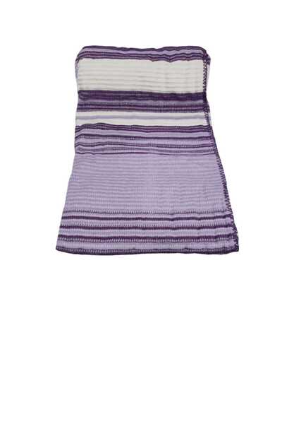 CENGİZ ÇEYİZ Cotton Star Çizgili Yazlık Tv Battaniye Tek Kişilik 160x200