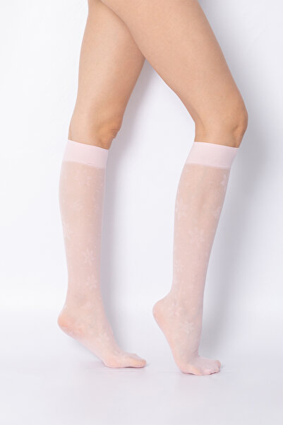Doremi Patterned Knee Socks Royale