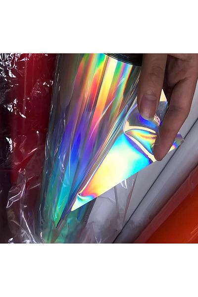 ESEMİZ Hologram Rainbow Rainbow Vehicle Motorcycle Wheel Rim Fairing Foil Size: 30cm X 2 Meters