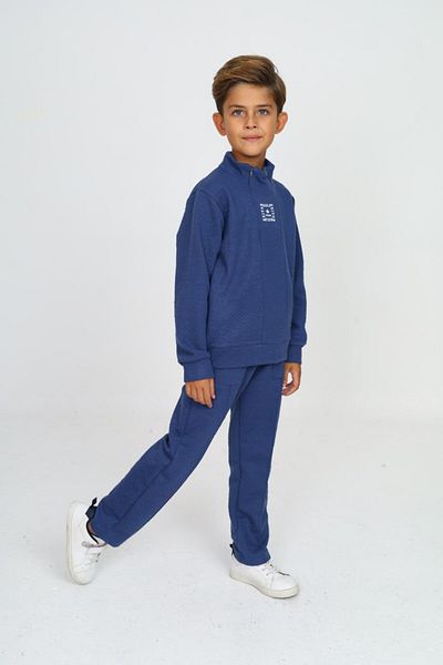 Exitob Exitob Printed Top Bottom Boy's Pajama Suit