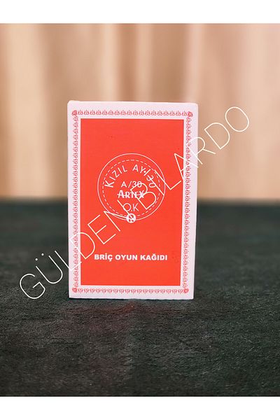 Kızılay A/30 Brick Playback 52 Game Paper (RED) Thick Paper