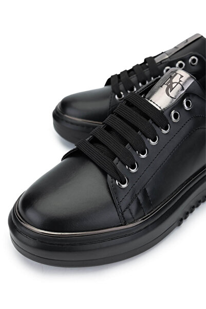 Tamer Tanca Kadın Vegan Siyah Sneakers & Spor Ayakkabı