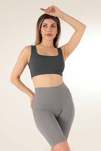 Doremi Seamless Ribbed Sports Bra