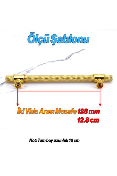 Badem10 Arsin Gold Metal Aur 128 Mm Mobilier Bucătărie Sertar Dulap Mâner Dulap Mâner