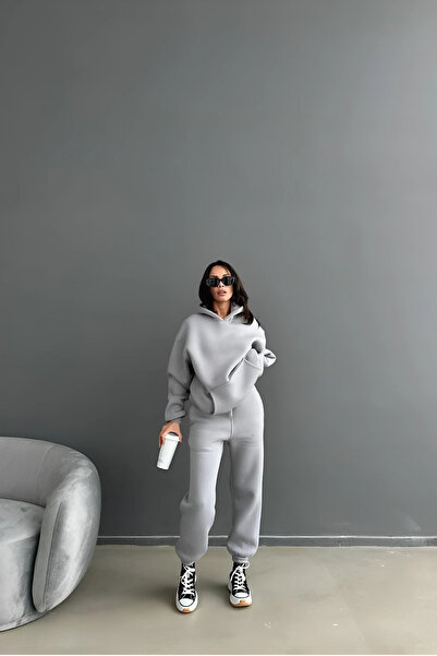 YAKAMEL 3iplik kalın Eşofman Takımı