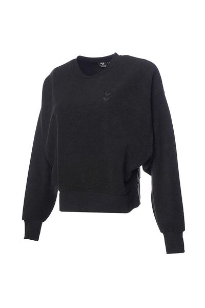 hummel Hanorac negru cu gât rotund pentru femei Lena Sharpa