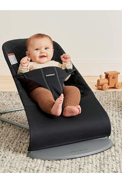 BabyBjörn Babybjorn Bouncer Bliss - Woven  (Black)