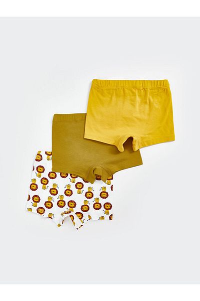 LC Waikiki Lcw Baby Beli Lastikli Erkek Bebek Boxer 3'lü