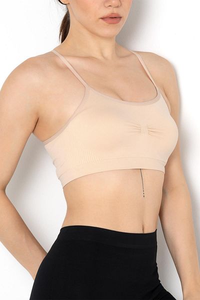 Miorre Gigotto Seamless Cross Strap Bustier