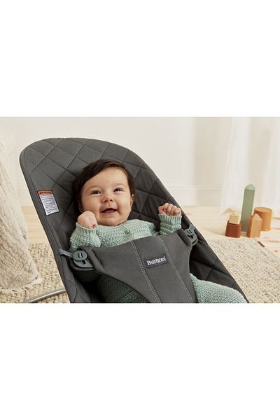 BabyBjörn Babybjorn Bouncer Bliss - Woven  (Anthracite)