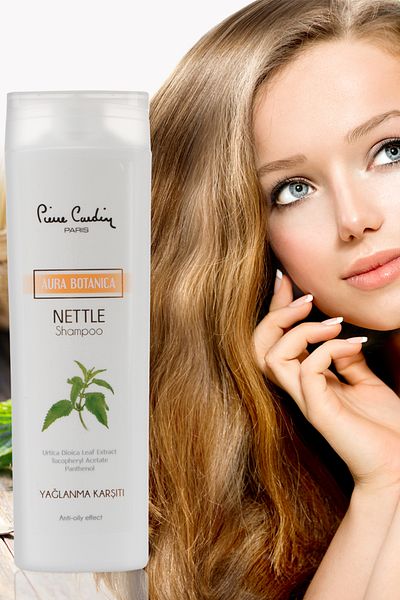 Pierre Cardin Aura Botanica Nettle Extract Shampoo 360 ml
