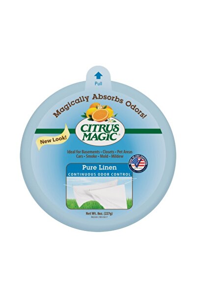 Citrus Magic معطر هواء صلب من الكتان النقي يمتص الروائح الكريهة، 8 أونصة
