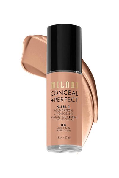 MILANI Conceal + Perfect 2-In-1 Foundation - 08 Light Tan