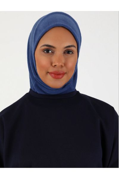 Differenza Καπάκι ολόγραμμα Hijab Indigo Thermal Fleece