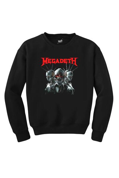 WAKHA سويت شيرت ميغاديت روبوت أسود