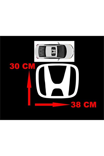 Oracal Honda Logo Sticker Sunroof Araç Etiketi