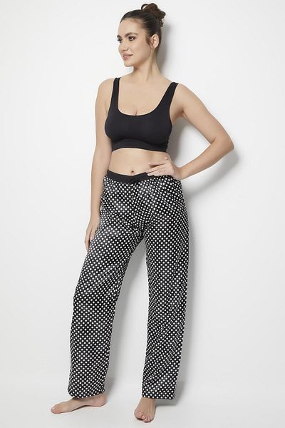 Miorre Pantaloni de pijama din satin - Design cu buline