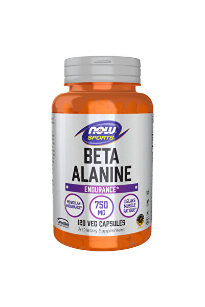 Now بيتا ألانين إندورانس، 120 كبسولة نباتية، 750 مجم