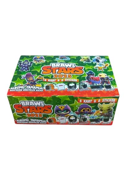 Redro Home Bralw Starrs 48 Boxed to 2025 Colossal Playing Cards and Album Total 288 Cards and Stickers