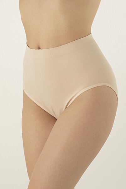 Doremi Dikişsiz Yüksek Bel Nefes Alan Terletmeyen Rahat Kalıp Kadın Slip Külot