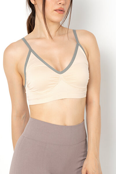 GIGOTTO Basic Bustier με λεπτομέρεια δαντέλας χωρίς ραφή