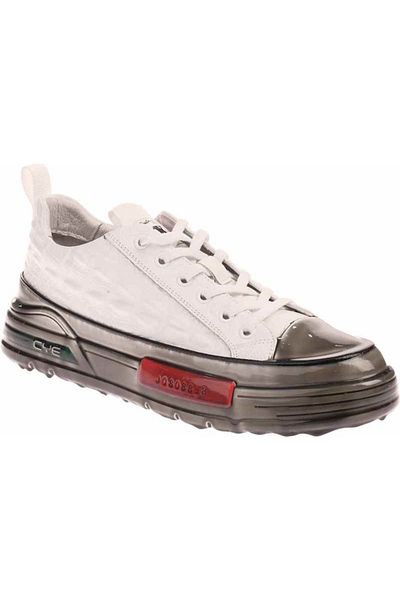 Voyager V25Ka-0058 White Skin Leather Men's Sneaker Shoes