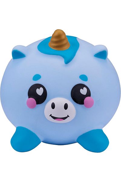 Smooshzees Luvzees, Boltz, Blue Unicorn, Collectable Characters, Supersoft, Cuddly and Squishy