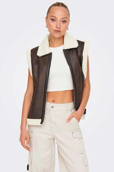ONLY Onlbetty Bonded Waistcoat Women's Vest